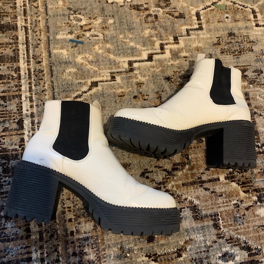 White booties